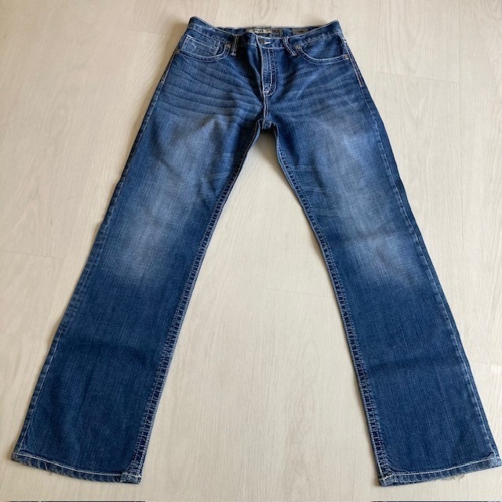 BKE Tyler Denim Mens Jeans Boot Cut 34 x 33